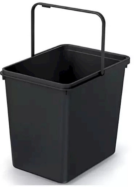 Keden kosz na śmieci systema basica - czarny recykling