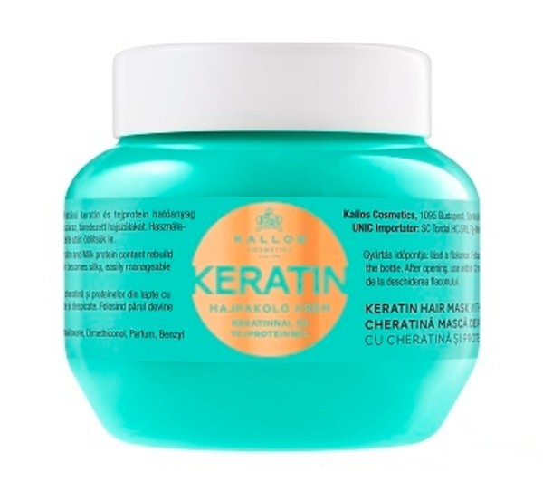 Keratin Hair Mask With Keratin And Milk Protein maska do włosów suchych i łamiących się z wyciągiem keratyny i proteiny mlecznej