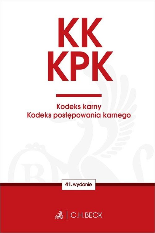 KK KPK Kodeks karny Kodeks postępowania karnego Edycja Prokuratorska 41. wydanie