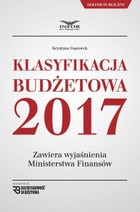 Okładka:Klasyfikacja Budżetowa 2017 