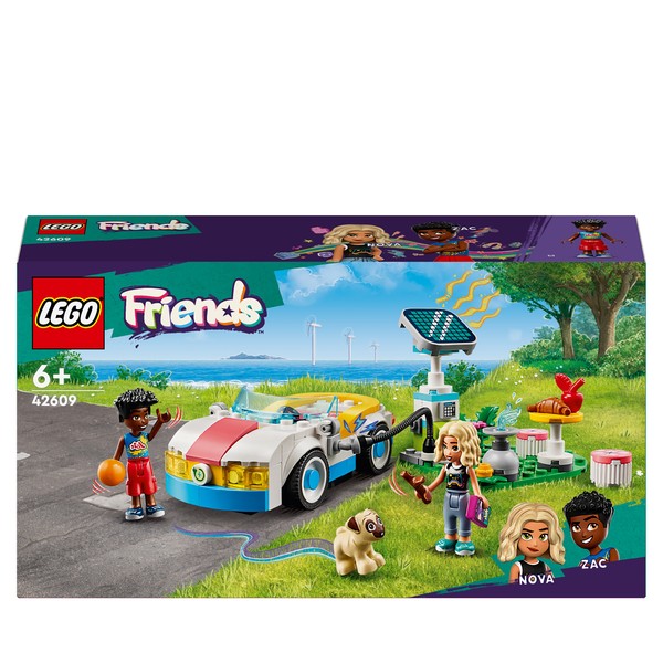 LEGO Friends Samochód elektryczny i stacja ładująca 42609