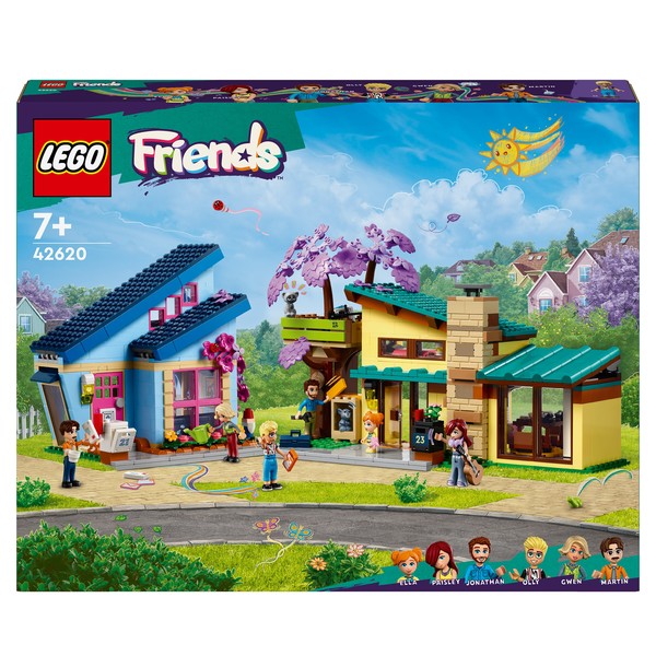 LEGO Friends Dom rodzinny Olly`ego i Paisley 42620