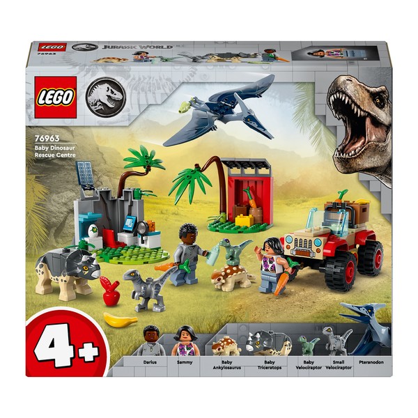 LEGO Jurassic World Centrum ratunkowe dla małych dinozaurów 76963