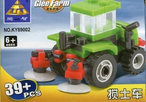 Klocki KAZI Traktor 39 elementów