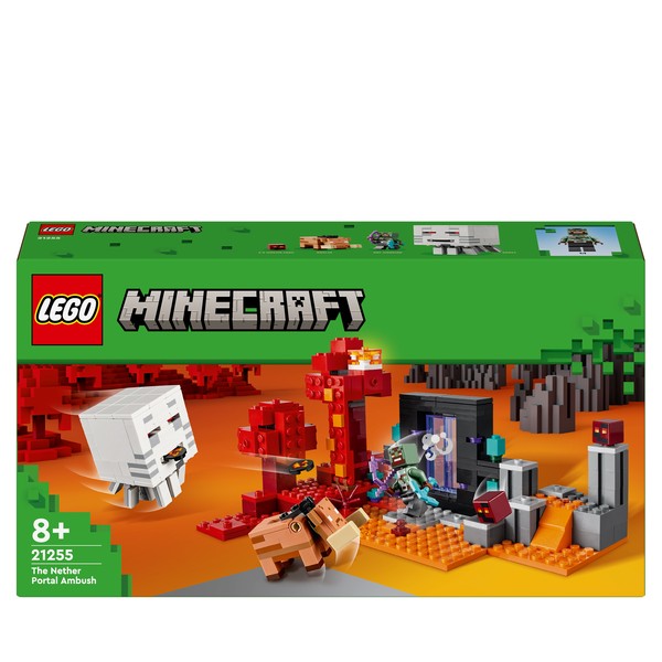 LEGO Minecraft Zasadzka w portalu do Netheru 21255