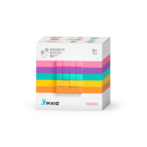 Klocki Pixio Neon Abstract Series 60 elementów