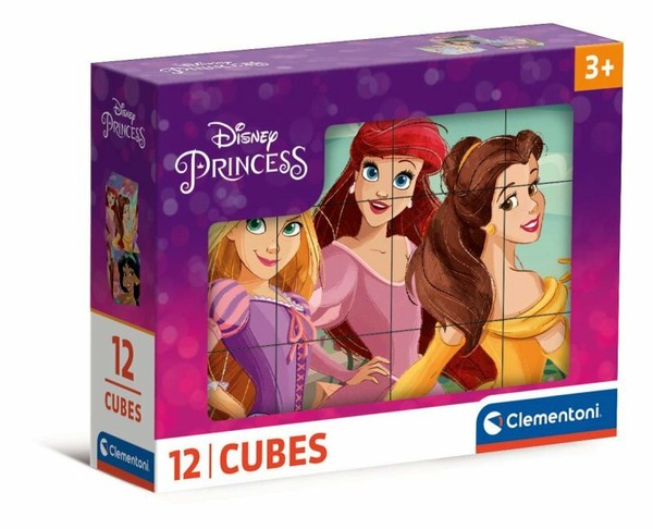 Klocki obrazkowe Disney Princess 12 elementów