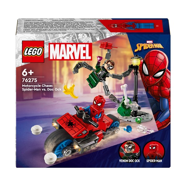 LEGO Marvel Super Heroes Pościg na motocyklu: Spider-Man vs. Doc Ock 76275