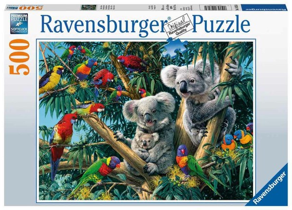 Puzzle Koala Na Drzewach