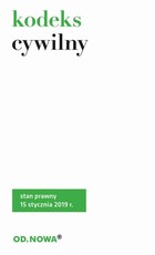 Kodeks Cywilny - mobi, epub, pdf Stan prawny 15 stycznia 2019 r.