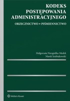 Kodeks postępowania administracyjnego - pdf Orzecznictwo. Piśmiennictwo