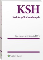 Kodeks spółek handlowych Przepisy stan 15.08.2019