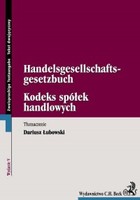 Okładka:Kodeks spółek handlowych / Handelsgesellschaftsgesetzbuch 