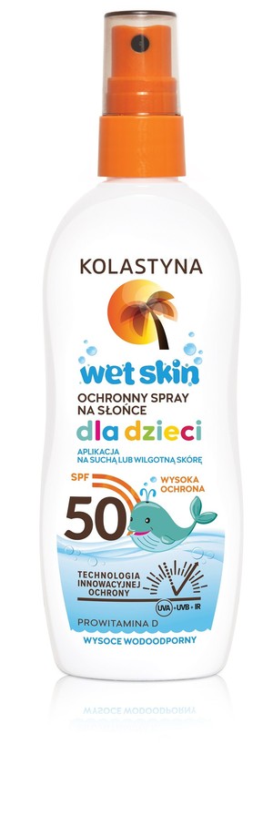 Wet Skin Ochronny Spray na słońce dla dzieci SP50