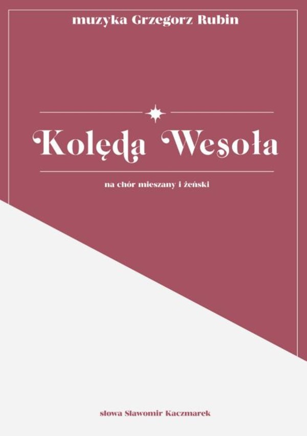 Kolęda Wesoła na chór mieszany i żeński - nuty - pdf
