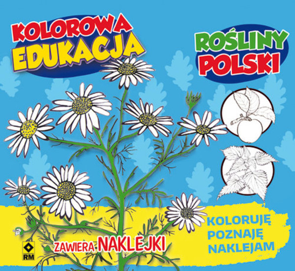 Kolorowa edukacja Rośliny Polski - naklejka