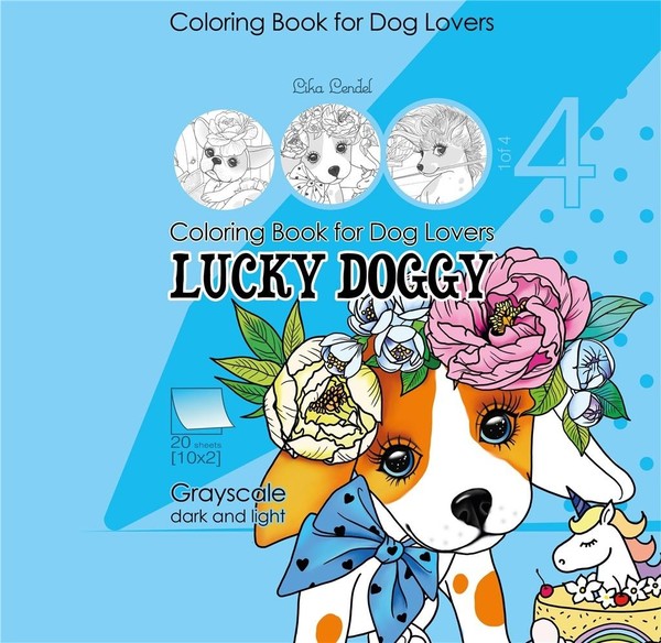 Kolorowanka antystresowa Lucky Doggy 4