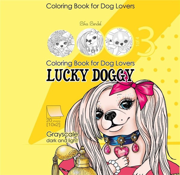 Kolorowanka antystresowa Lucky Doggy 3