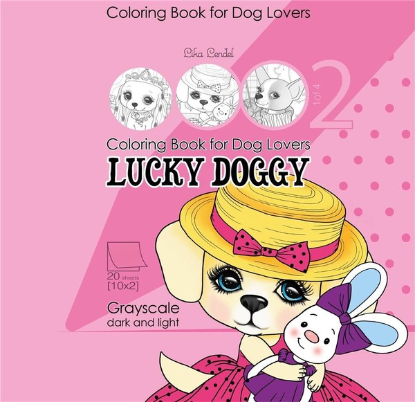 Kolorowanka antystresowa Lucky Doggy 2