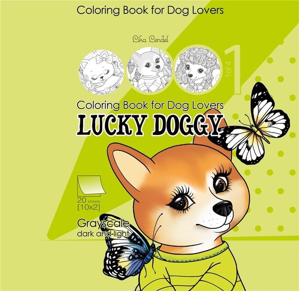 Kolorowanka antystresowa Lucky Doggy 1