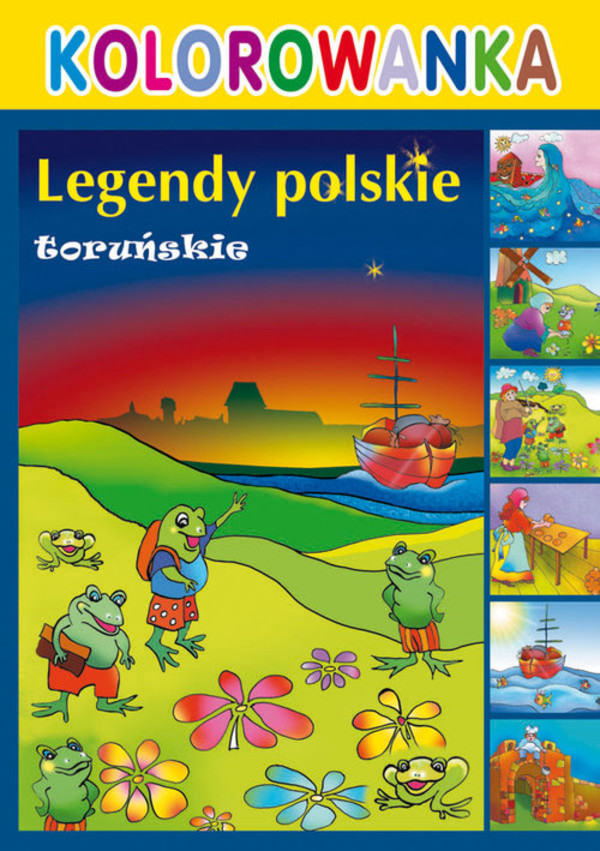 Legendy polskie toruńskie Kolorowanka