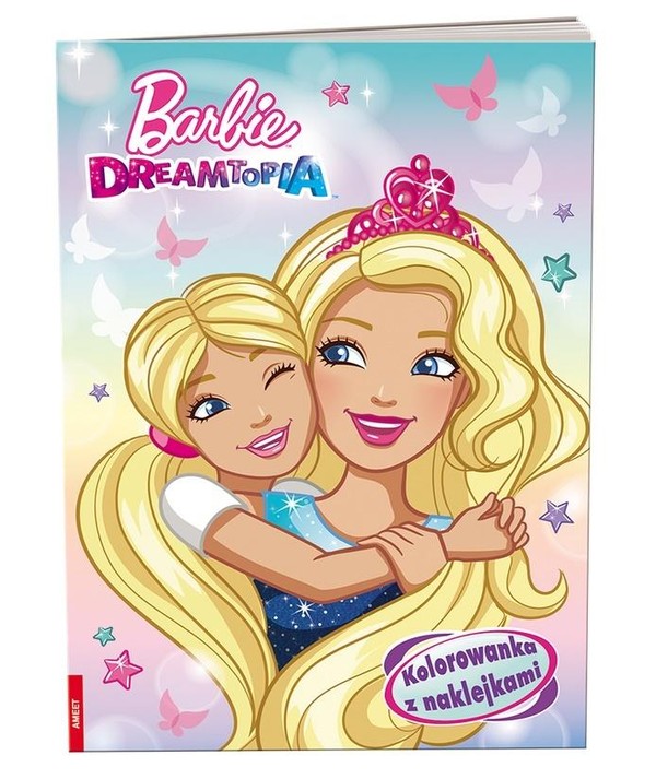 Kolorowanka z naklejkami Barbie Dreamtopia