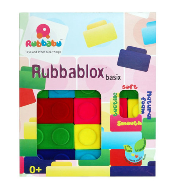 Kolorowy zestaw klocków Rubbabu
