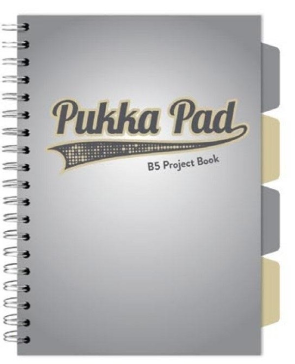 Kołozeszyt pukka pad b5 project book design b5 szary