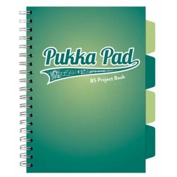 Kołozeszyt pukka pad b5 project book dark teal turkusowy