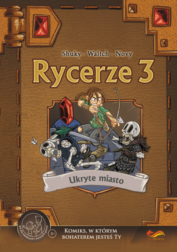 Rycerze 3 Ukryte miasto Komiks paragrafowy