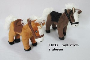 Koń z głosem 20cm (2 wzory)