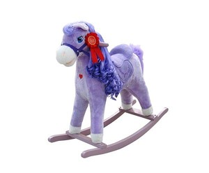 Koń na biegunach Princess (fioletowy)