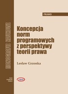 Koncepcja norm programowych z perspektywy teorii prawa