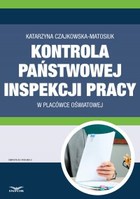 Kontrola Państwowej Inspekcji Pracy w placówce oświatowej - pdf