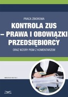 Kontrola ZUS - prawa i obowiązki przedsiębiorcy - pdf