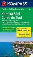 Korsika Sud Touristische Karte / Korsyka południowa Mapa turystyczna Skala: 1: 50 000