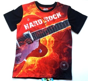 Koszulka dla dziecka Hard rock wzrost 116 cm (czarna)