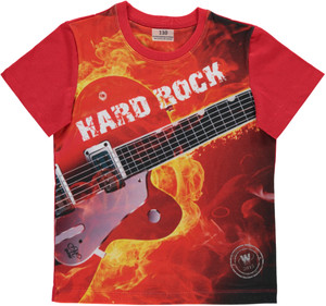 Koszulka dla dziecka Hard rock wzrost 98 cm (czerwona)