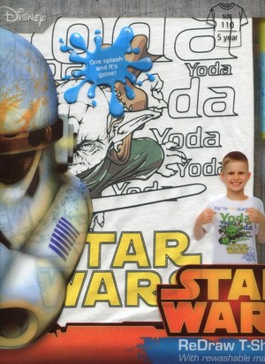 Koszulka Gwiezdne Wojny / Star Wars do kolorowania rozmiar 110 cm