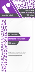 Koszulki na karty Standard European 59 x 92 mm