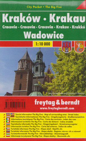 Kraków. Krakau. Wadowice Plan miasta 1:10 000
