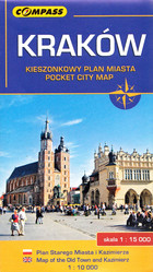Kraków Plan miasta Skala 1:15 000