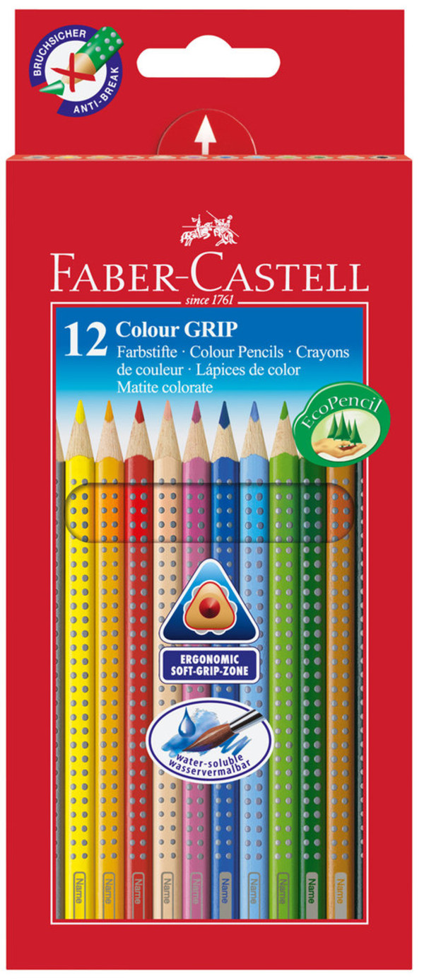 Kredki Faber-Castell Grip 2001 12 kolorów