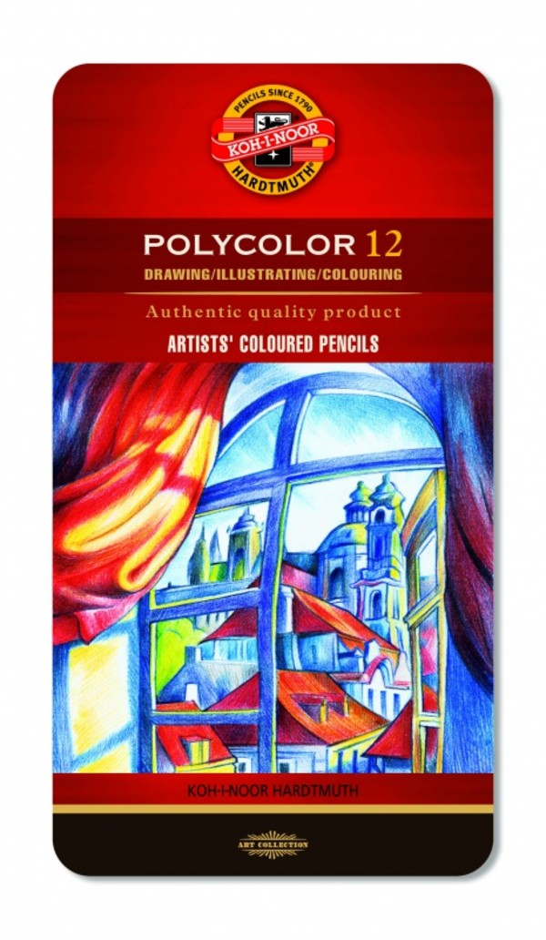 Kredki ołówkowe Polycolor 3822 12 kolorów