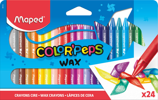 Kredki maped colorpeps świecowe 24 kolorów