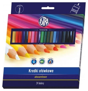Kredki ołówkowe akwarelowe 24 kolory