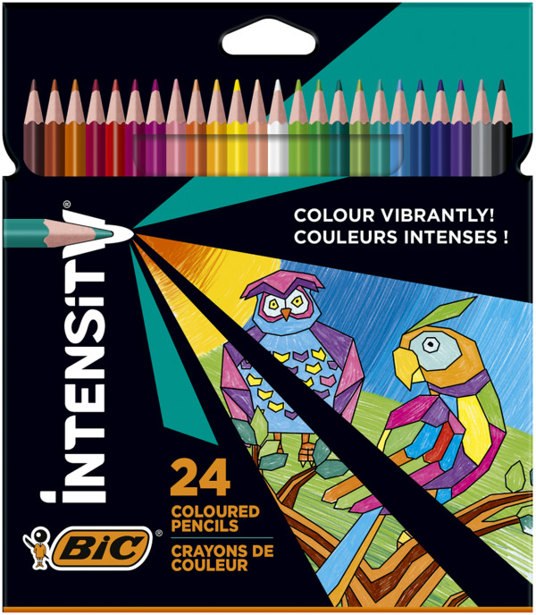 Kredki ołówkowe color up bic 24 kolory