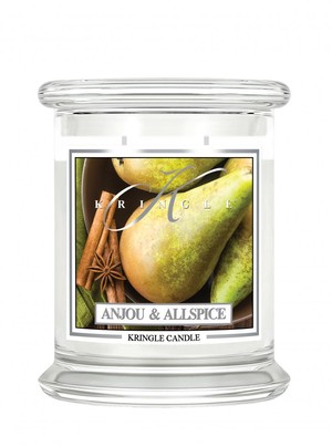 Anjou & Allspice - Średni, klasyczny słoik z 2 knotami