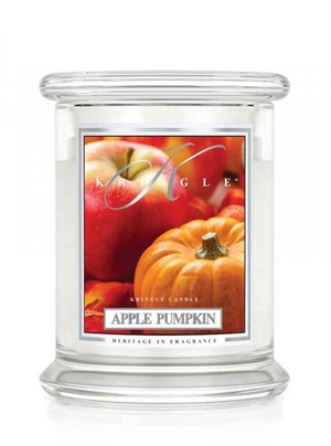 Apple Pumpkin - średni, klasyczny słoik z 2 knotami
