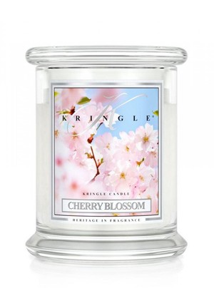 Cherry Blossom - średni, klasyczny słoik z 2 knotami